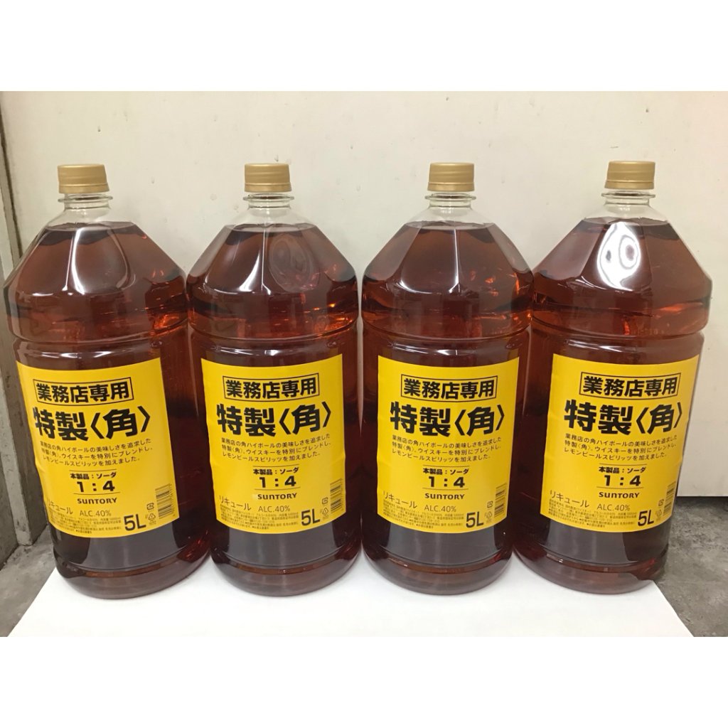 【マラソン価格】サントリー 角　５Ｌ　１ケース（４本入）の画像