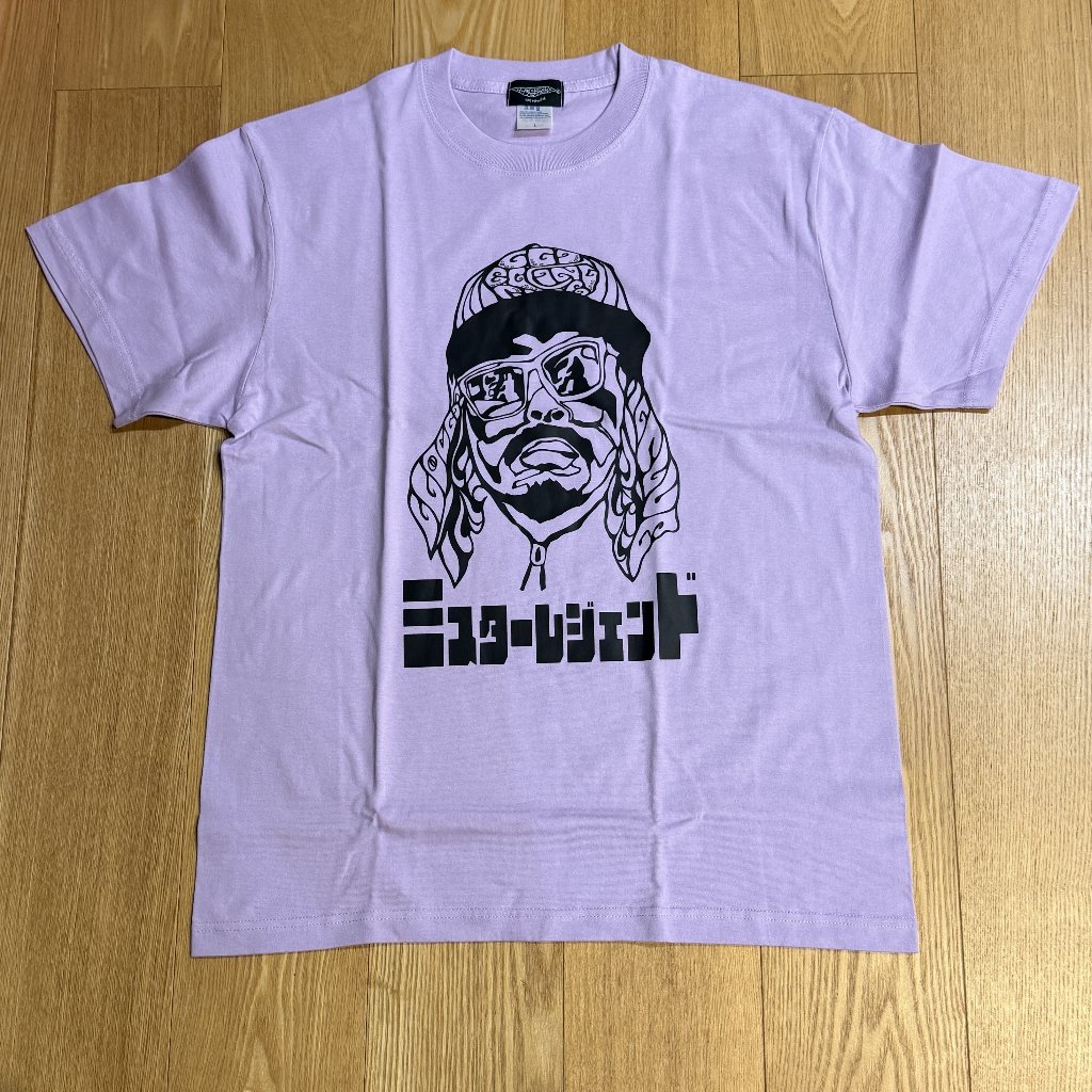 ＜GGI EGING CLUB × Mr.LEGEND＞レジェンド TEE (ライトパープル)の画像