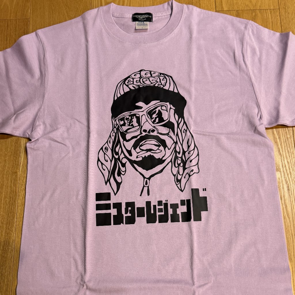 ＜GGI EGING CLUB × Mr.LEGEND＞レジェンドTEE (ライトピンク)の画像