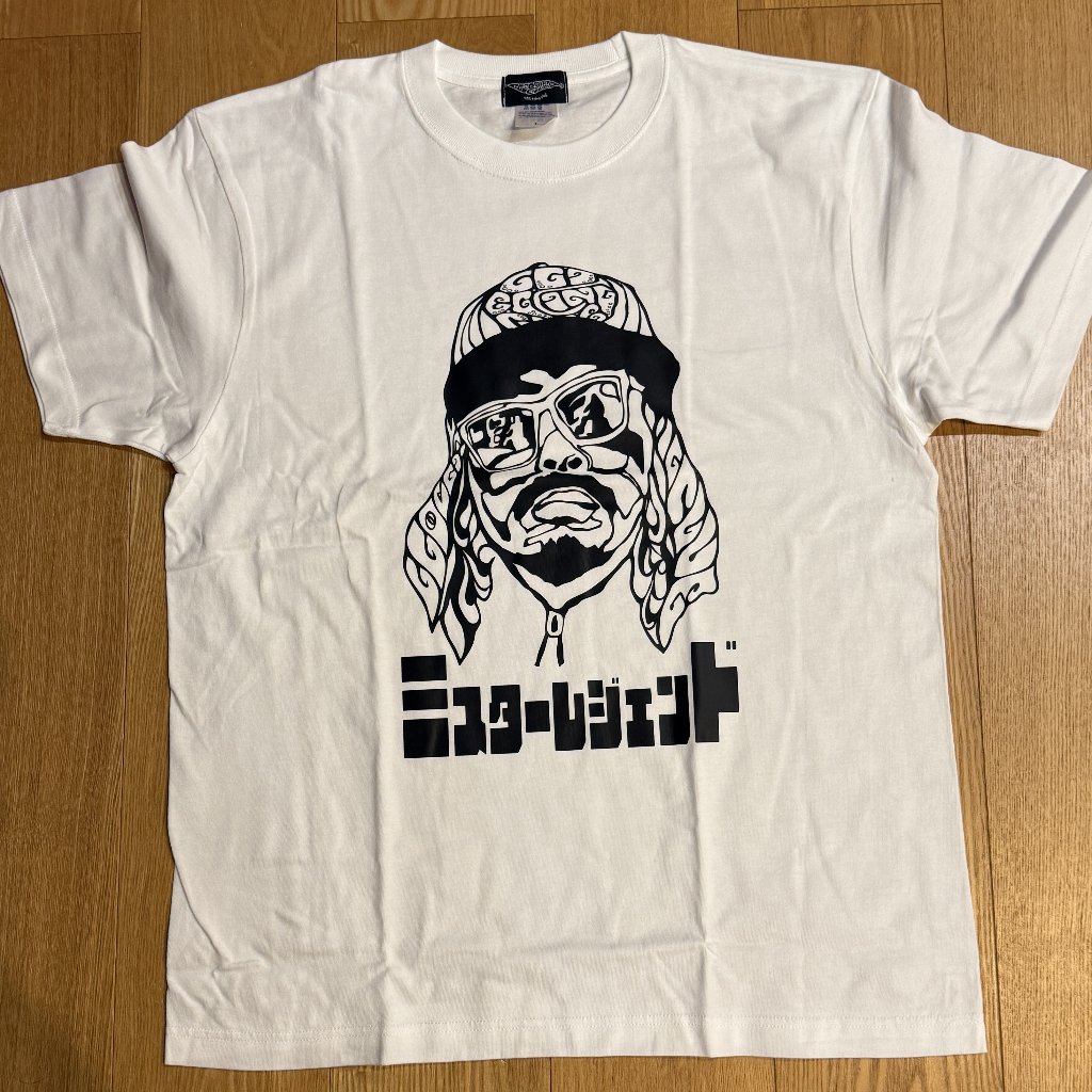 ＜GGI EGING CLUB × Mr.LEGEND＞レジェンドTEE(ホワイト)の画像