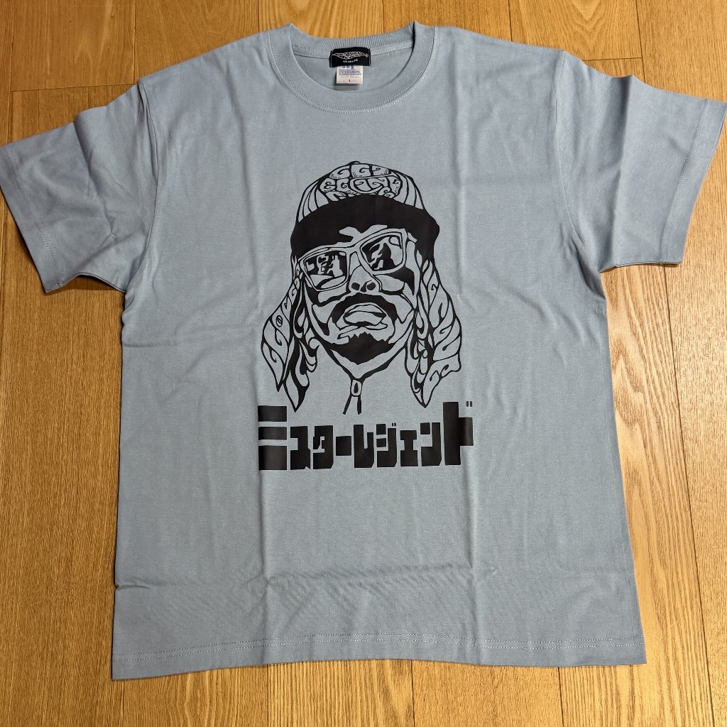 ＜GGI EGING CLUB × Mr.LEGEND＞レジェンドTEE(アシッドブルー)の画像