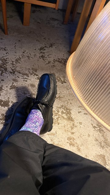＜GGI EGING CLUB × junyers SOX＞ PILE SOCKS 新色 パープルの画像