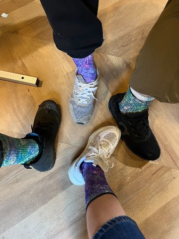 ＜GGI EGING CLUB × junyers SOX＞ PILE SOCKS 新色 パープルの画像