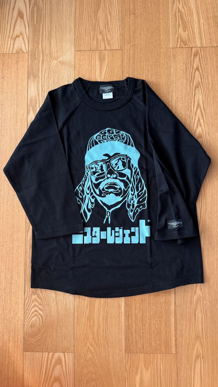 ＜GGI EGING CLUB × Mr.LEGEND＞ 七分袖 TEE (パンダ・ブラック2色)の画像