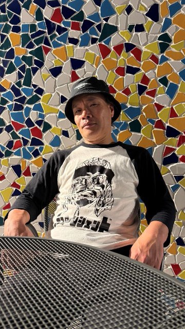 ＜GGI EGING CLUB × Mr.LEGEND＞ 七分袖 TEE (パンダ・ブラック2色)の画像