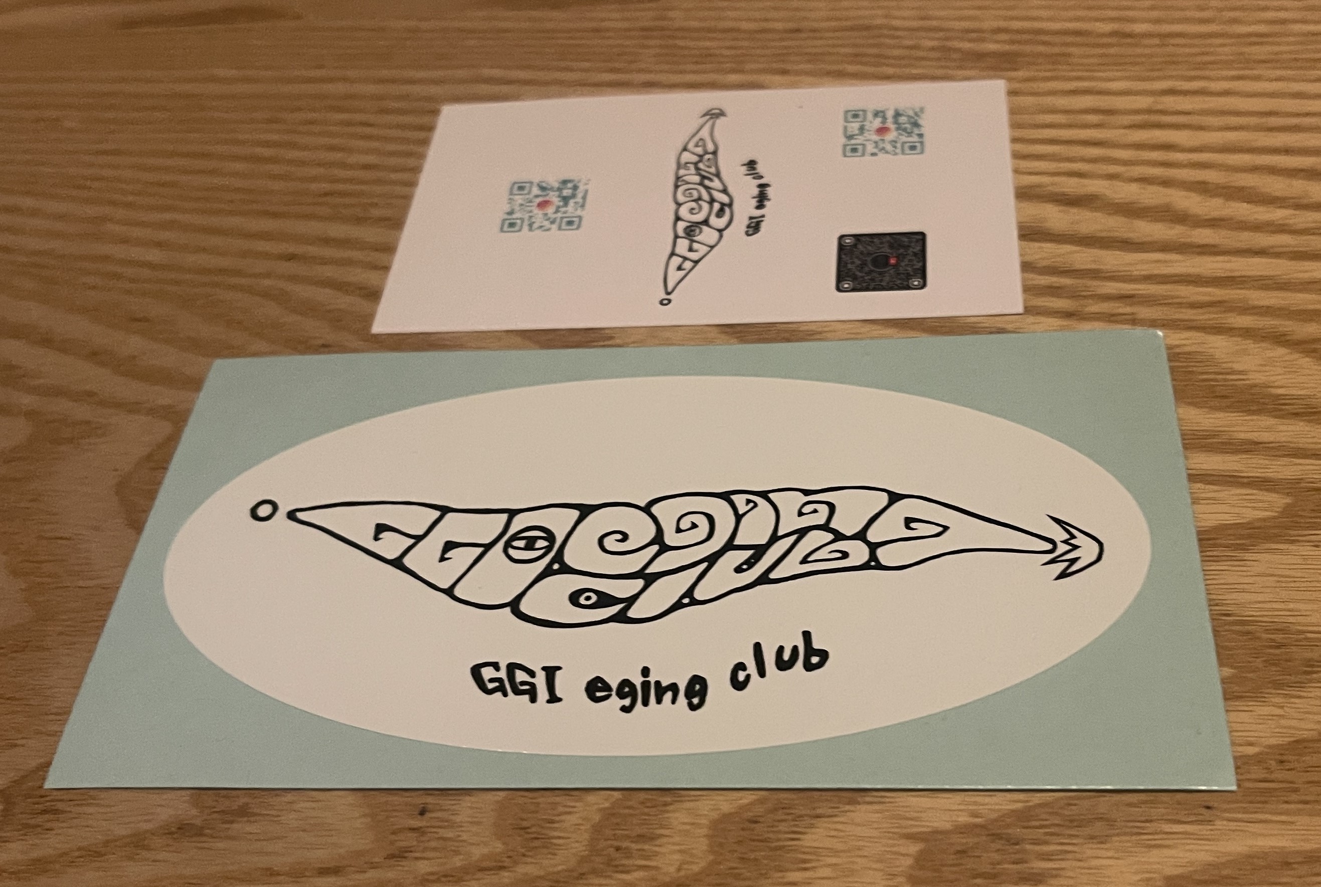 ＜GGI EGING CLUB × junyers＞ GGI  ロゴ ステッカーの画像