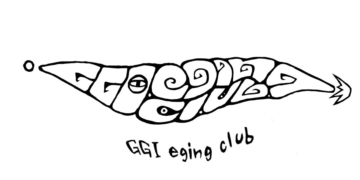 ＜GGI EGING CLUB × junyers＞ GGI  ロゴ ステッカーの画像