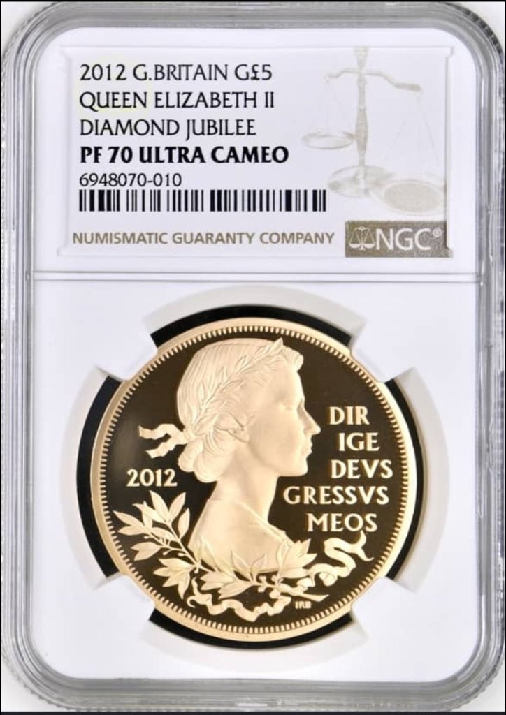 イギリス2012年ダイヤモンドジュビリー NGC PF70 UCAMの画像