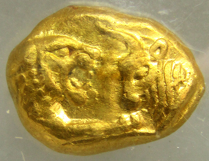 リディア 紀元前560-546年クロッソス1/3スターテル金貨MS 5/5 4/5画像