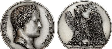 フランスナポレオン1世銀メダル1969年 リストライク画像
