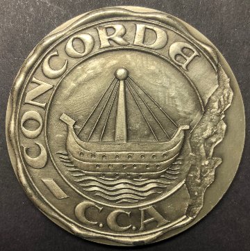 コンコルド保険会社銀メダル1971年リストライク画像