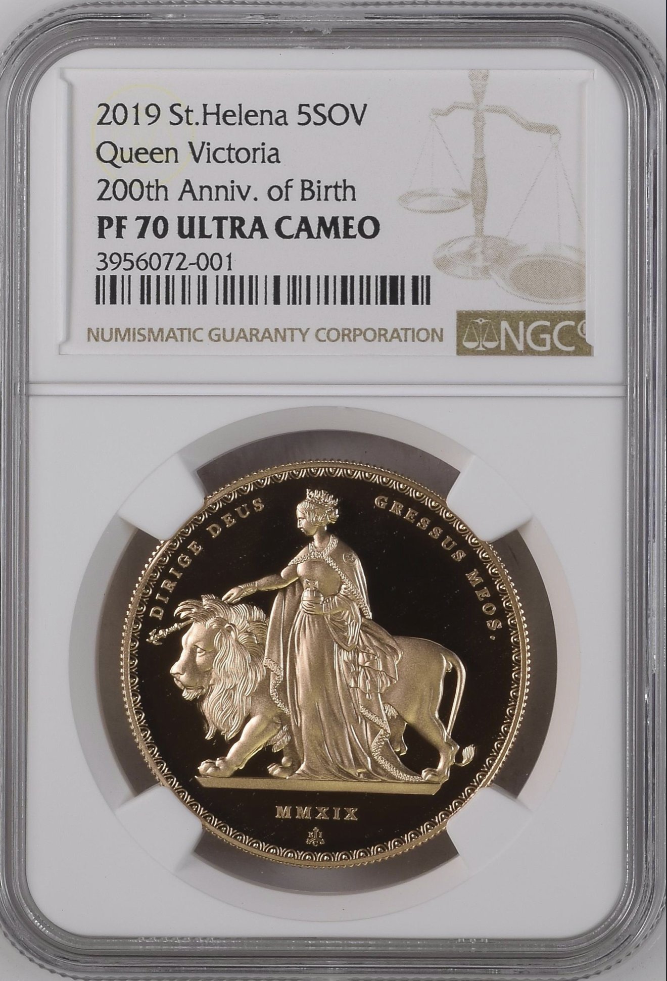 セントヘレナ2019年ウナ＆ライオンNGC PF70UCAM | PREMIUM GOLD COIN