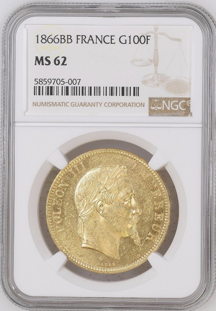 コートジボワール1966象 10フランNGC金貨 コイン、プルーフ 硬貨 - 貨幣