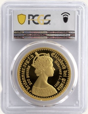 アルダニー2021年ニューゴシッククラウン金貨PCGS PR70DCAM画像