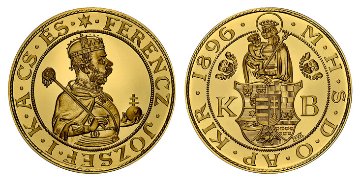 オーストリア1896/2012年9ダカットリストライク金貨NGCPF69UCAMの画像