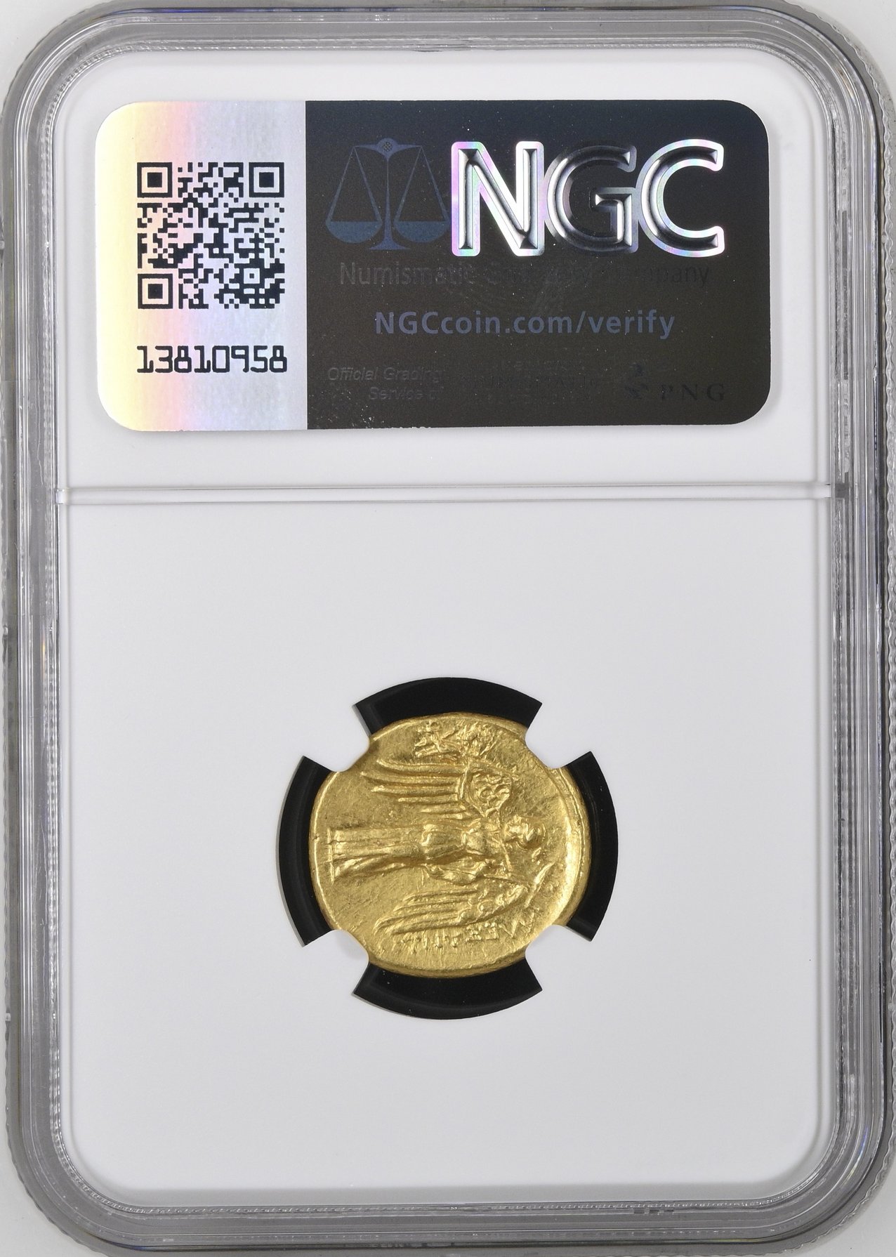古代ギリシャ アレクサンダー スターテル金貨 NGC AU 5/5 4/5の画像