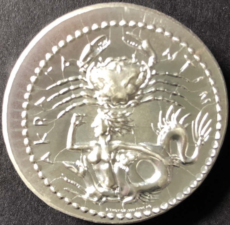 古代ギリシャ シシリー  アクラガス 2オンスシルバーラウンドの画像