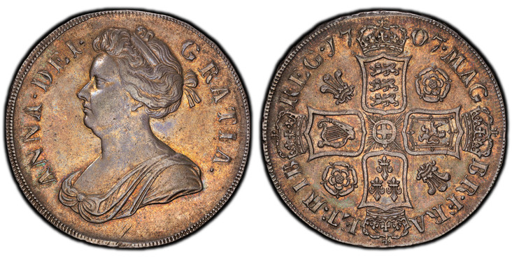 PCGS・PR69DCAM】2017 キングクヌート 戴冠1000周年 5ポンド銀貨