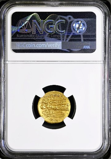 古代ギリシャ アレクサンダースターテル金貨NGC Ch XF 5/5 2/5の画像