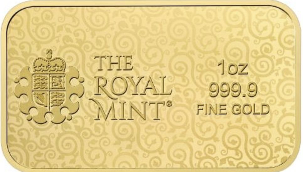 イギリスロイヤルミント2025年 ウナ＆ライオン1オンスゴールドバーの画像