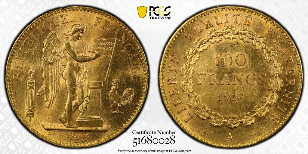 フランス メダル PCGS MS63BN PCGS NCG メダル フランス1913年
