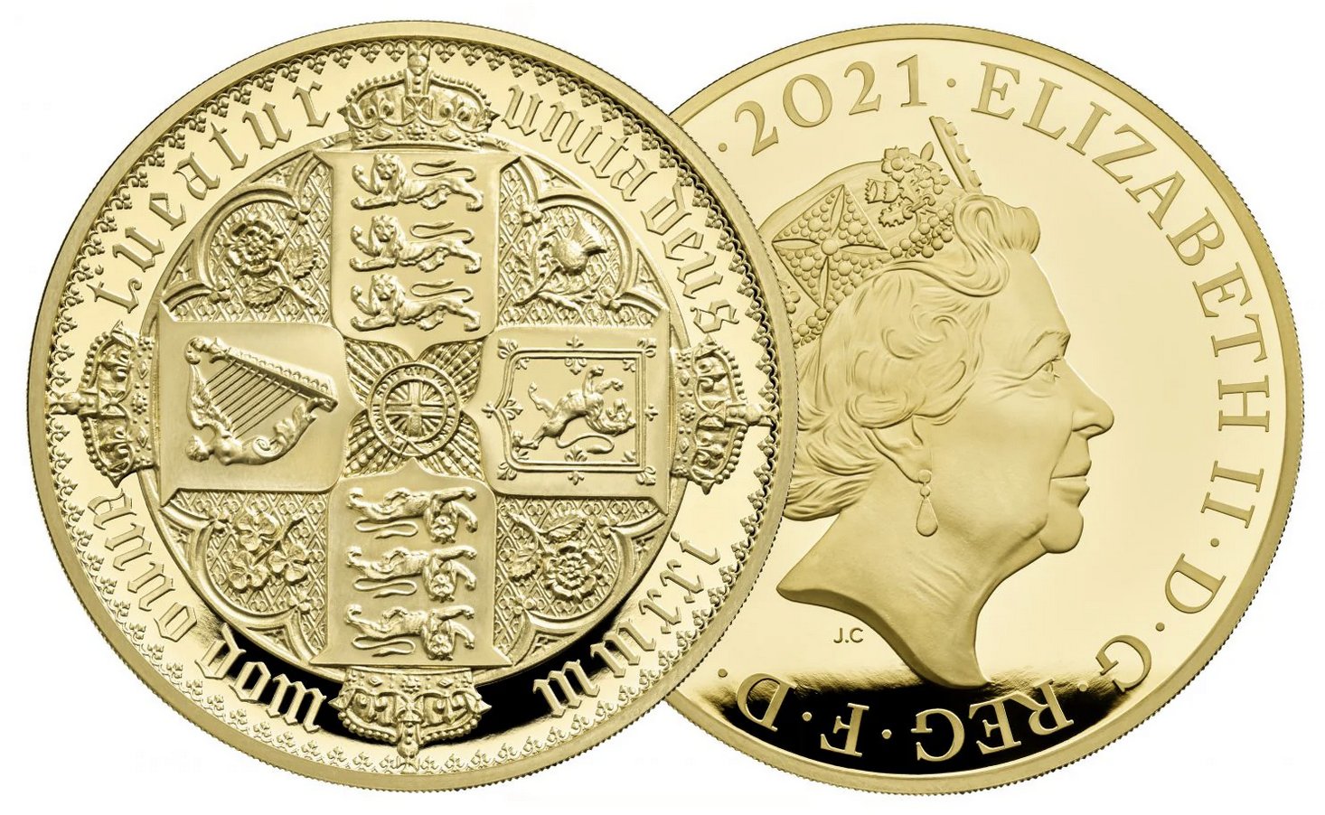 イギリス2021年ゴシッククラウン5オンス金貨 NGC PF70 UCAM 地金金貨