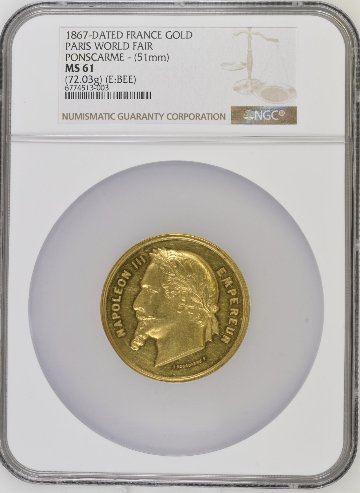 1867BB フランス ナポレオン3世 20セント NGC MS67 1867BB フランス ナポレオン3世 20セント NGC MS67 1867BB フランス