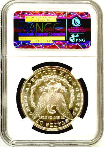 アメリカ1882年-SモーガンダラーNGC MS68の画像