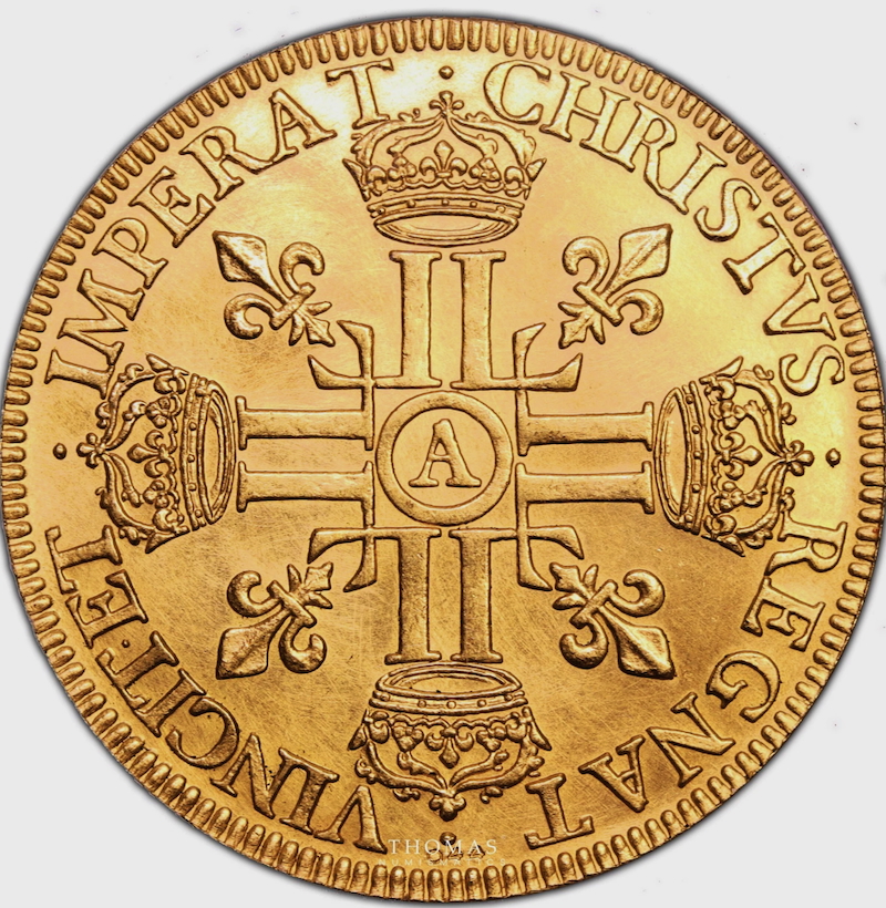 フランス1640/1972年ルイ13世10ルイドール金貨 PCGS MS63の画像