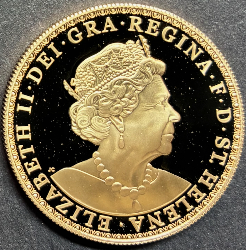 St,ヘレナ2019年ウナ＆ライオン5ポンド金貨の画像