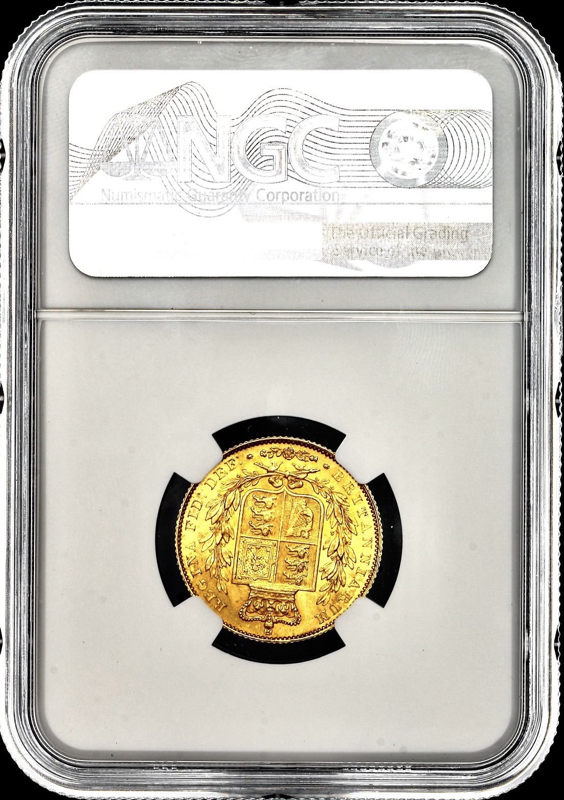 イギリス1839年ヴィクトリアソブリン金貨NGC MS65 最高鑑定の画像