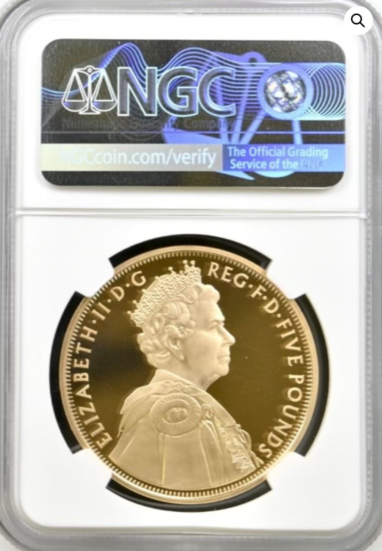 イギリス2012年ダイヤモンドジュビリーNGC PF 69UCAM