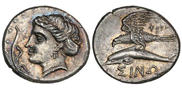 古代ギリシャ パフラゴニア紀元前330-300年ドラクマ銀貨NGC MS★5/5 5/5の画像