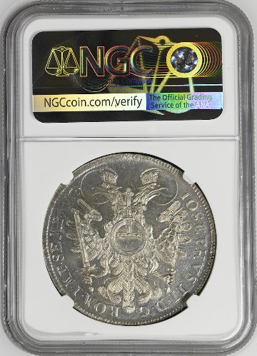 ドイツニュルンベルク1768年 都市景観ターラー銀貨NGC MS61 PLの画像
