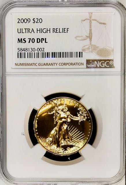 アメリカ2009年20ドル金貨ウルトラハイレリーフNGC MS70DPL | PREMIUM GOLD COIN