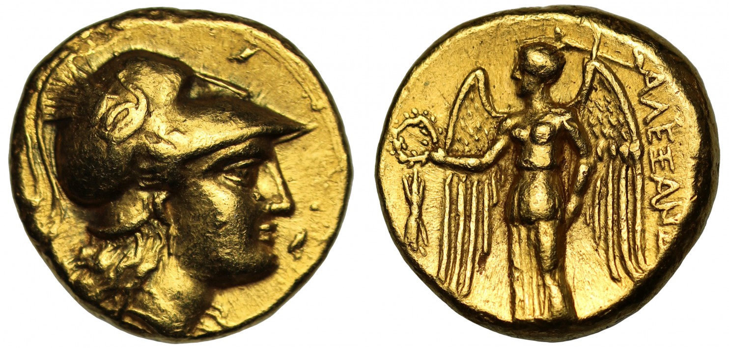 古代ギリシャ紀元前336-323年マケドニアスターテル金貨②画像