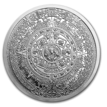 アステカ カレンダー5オンス メダリックコイン画像