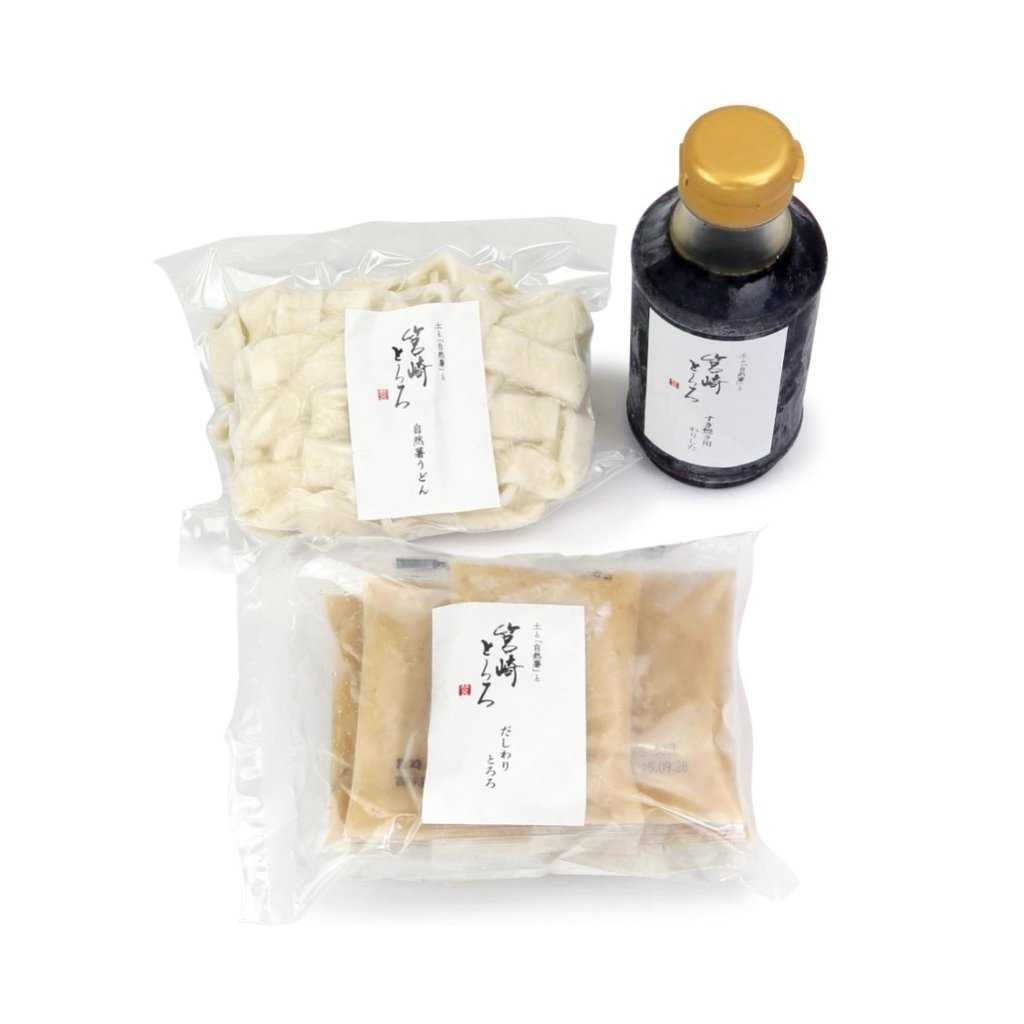 〈とろろすき焼き〉３点セット　2～3人前用の画像