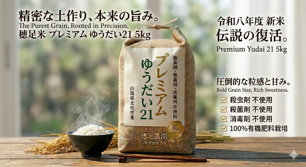 令和8年度産　プレミアム ゆうだい２１　5kgの画像