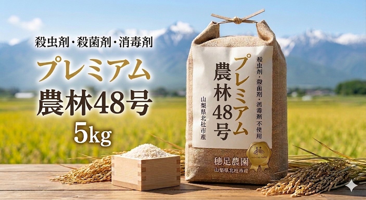 令和8年度産　プレミアム 農林48号　5kgの画像