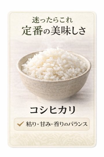 令和7年度産　コシヒカリ 有機肥料使用　５kgの画像