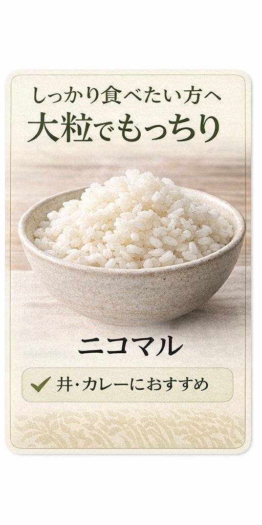 令和7年度産　にこまる 5kgの画像