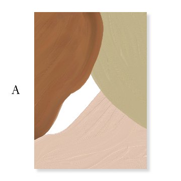 【国内配送・送料無料】ブラウン抽象画×近代・現代アート×ナチュラルモダン×キャンバスアート×アートポスター【1~3営業日で出荷】[f731]の画像