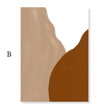 【国内配送・送料無料】ブラウン抽象画×近代・現代アート×ナチュラルモダン×キャンバスアート×アートポスター【1~3営業日で出荷】[f731]の画像