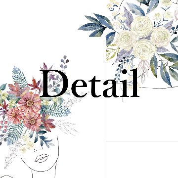 ［Selenea｜フラワーレディ］花束をまとった女性の抽象ラインアート｜キャンバスアート[sel005]の画像
