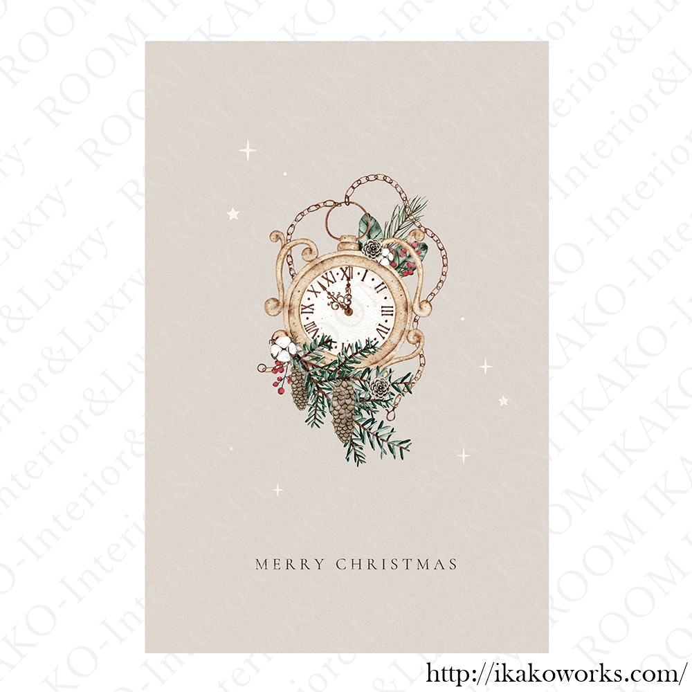 【国内配送・送料無料】クリスマス×シンプルデザインアート×Christmas/Xmas×キャンバスアート×アートポスター【1~3営業日で出荷】[f765]の画像