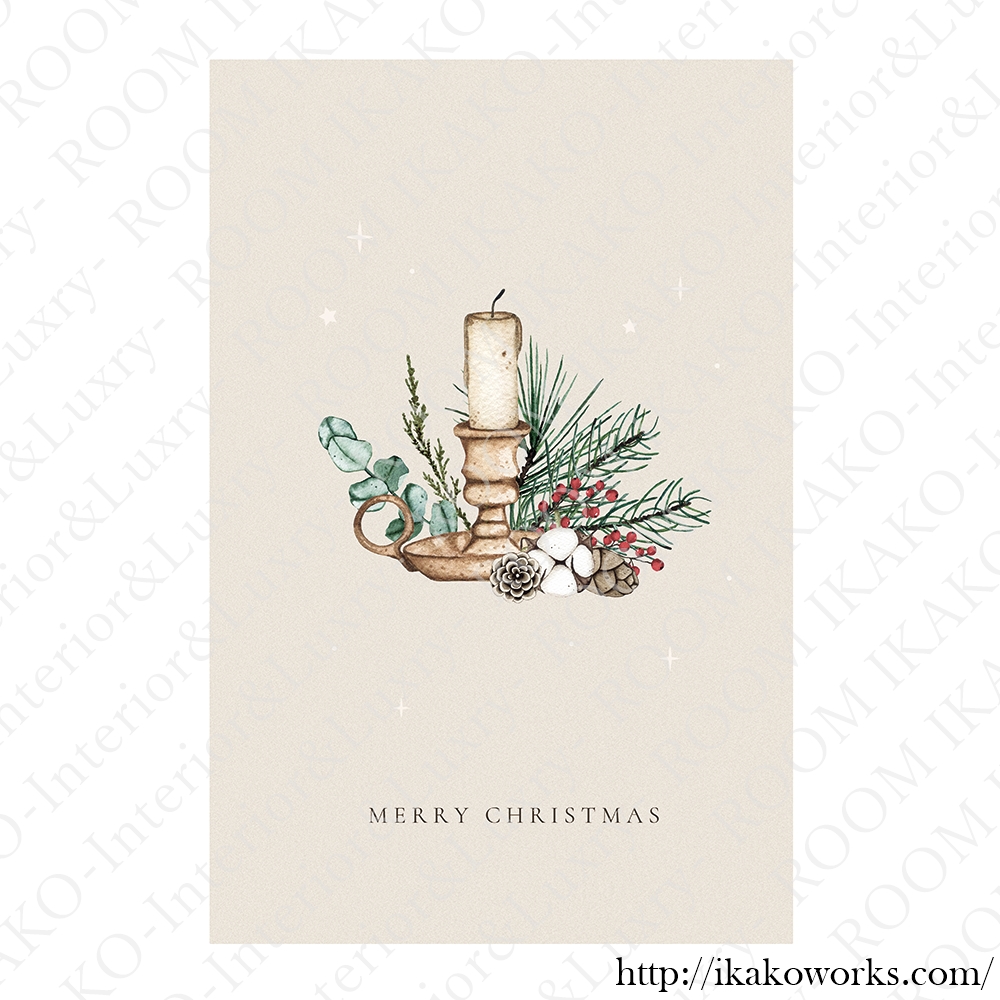 【国内配送・送料無料】クリスマス×シンプルデザインアート×Christmas/Xmas×キャンバスアート×アートポスター【1~3営業日で出荷】[f765]の画像