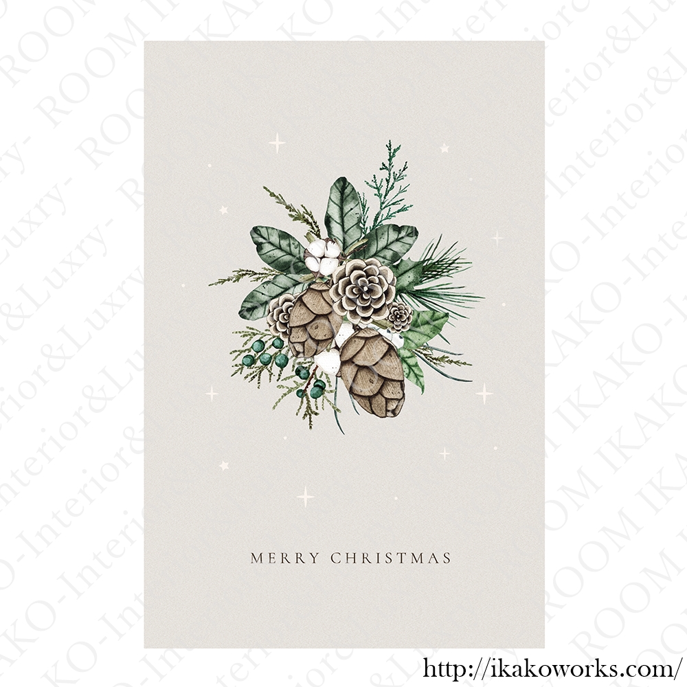 【国内配送・送料無料】クリスマス×シンプルデザインアート×Christmas/Xmas×キャンバスアート×アートポスター【1~3営業日で出荷】[f765]の画像