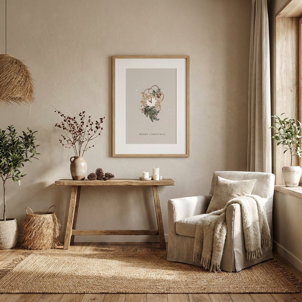 【国内配送・送料無料】クリスマス×シンプルデザインアート×Christmas/Xmas×キャンバスアート×アートポスター【1~3営業日で出荷】[f765]の画像