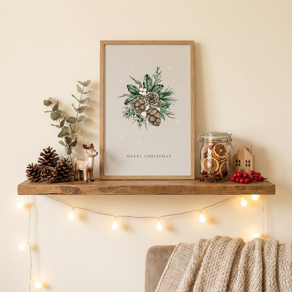 【国内配送・送料無料】クリスマス×シンプルデザインアート×Christmas/Xmas×キャンバスアート×アートポスター【1~3営業日で出荷】[f765]の画像